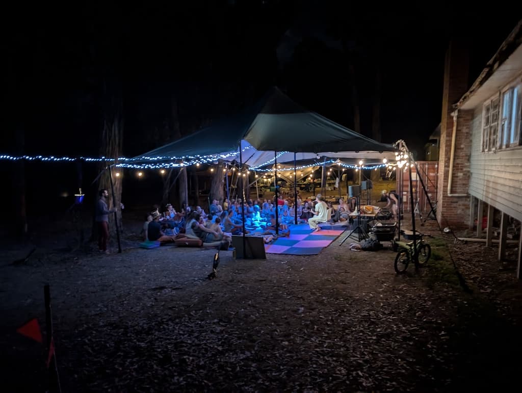 Open mic at Bell Park